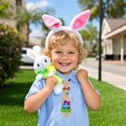 thumbnail image 4 of YoGold Easter Clothes Accessory Kit Easter Rabbit Bunny Tie Easter Pre-Tied Bow Tie Adjustable Felt Bowties Decorations E, 4 of 6