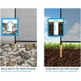 thumbnail image 3 of Costway 4'X12' Swimming Pool Fence Garden Fence Child Barrier Safety, 3 of 10