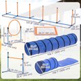 thumbnail image 3 of PawHut Dog Agility Training Equipment Set, Pet Obstacle Course w/ Carry Bag, 3 of 10