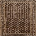thumbnail image 1 of Ahgly Company Indoor Square Abstract Bakers Brown Southwestern Area Rugs, 5' Square, 1 of 6