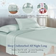 thumbnail image 4 of California Design Den Sheet Sets, Natural 100% Cotton Sheets, Soft Luxury 400 Thread Count Sateen Bedding Sheets Set, Deep Pocket Cooling Sheets, 4 of 8