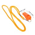 thumbnail image 4 of OULII 4pcs Great Sound Whistle with Lanyard Orange Plastic for Daily Exercise, 4 of 5