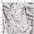 thumbnail image 2 of Soimoi Brown Poly Georgette Fabric Stars Star Print Sewing Fabric Yard 42 Inch Wide, 2 of 6