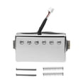 thumbnail image 4 of Xuanheng Alnico II Guitar Humbucker Pickup Easy to Install Sturdy Compact Replacement Sliver 8.5K, 4 of 8