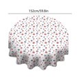 thumbnail image 3 of Patriotic Round Tablecloth 60 Inch ,4th of July Decorations Tablecloth 60 Inch Round Red White and Blue Fourth of July Table Cloth Independence Day Table Cover for Holiday Kitchen Dinning Party Decor, 3 of 6