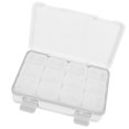 thumbnail image 1 of WRITWAA 1Set White Rectangular Abs Travel Pills Organizer Weekly Pill Organizer Travel 6.88X4.13X1.77in, 1 of 8