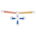 thumbnail image 3 of Ccdes Bird Standing Pole,Parrots Shower Standing Pole Bathing Four Suction Cups Frosted Coating Bird Perch Toy,Bird Shower Standing Pole, 3 of 8