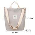 thumbnail image 3 of Sac à Main pour Femmes Mode Décontractée Grande Capacité Sac d'Épaule en Toile Sac Bandoulière, 3 of 9