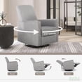 thumbnail image 3 of Evolur Harlow Deluxe Glider, Power Recliner, and Rocker With USB Charging Port, 3 of 6