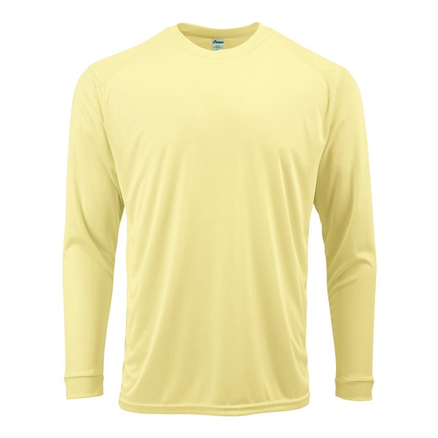 Long Islander Performance Long Sleeve T-Shirt, XL, Pale Yellow