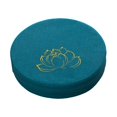 thumbnail image 3 of GROWTH TANK Coussin Rond de Méditation Traditionnel pour Femmes Hommes Coussin d'Assise de Sol pour la Maison Bleu Foncé 6 cm, 3 of 9