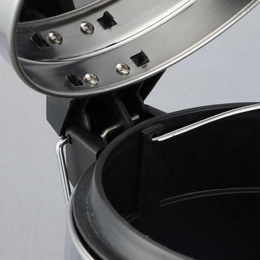 Trash Can,Stainless Steel Trash Can Kitchen Garbage Can Kitchen Trash Can Exceptional Reliability