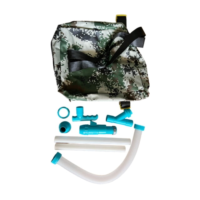 DOLITY Fertilizer Spreader with Backpack Agricultural Garden Fertilizer Distributor PVC