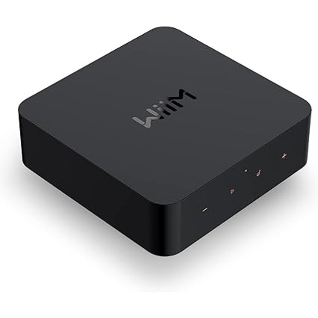 WiiM Pro AirPlay 2 Receiver, Google Cast Audio, WiFi Multiroom Streamer, Compatible with Alexa, Siri and Google Assistant - Open Box