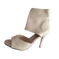 thumbnail image 2 of Cameland Large High Heels Spring/Summer Fashion Slim Heels Back Zipper Open Toe Fish Mouth Sandals For Women, 2 of 8