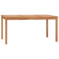 thumbnail image 1 of vidaXL Garden Dining Table 160x80x77 cm Solid Teak Wood, 1 of 5