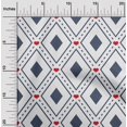thumbnail image 2 of oneOone Silk Tabby Teal Blue Fabric Check Craft Projects Decor Fabric Printed By The Yard 42 Inch Wide, 2 of 4