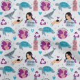 thumbnail image 1 of oneOone Georgette Viscose Purple Fabric Earth Sewing Craft Projects Fabric Prints By Yard 42 Inch Wide, 1 of 4