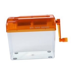 Decodeary Paper Shredder Hand Crank Paper Document Shredder Office Supply Compact Easy To Operate Easy To . Etc. Made Of Pp