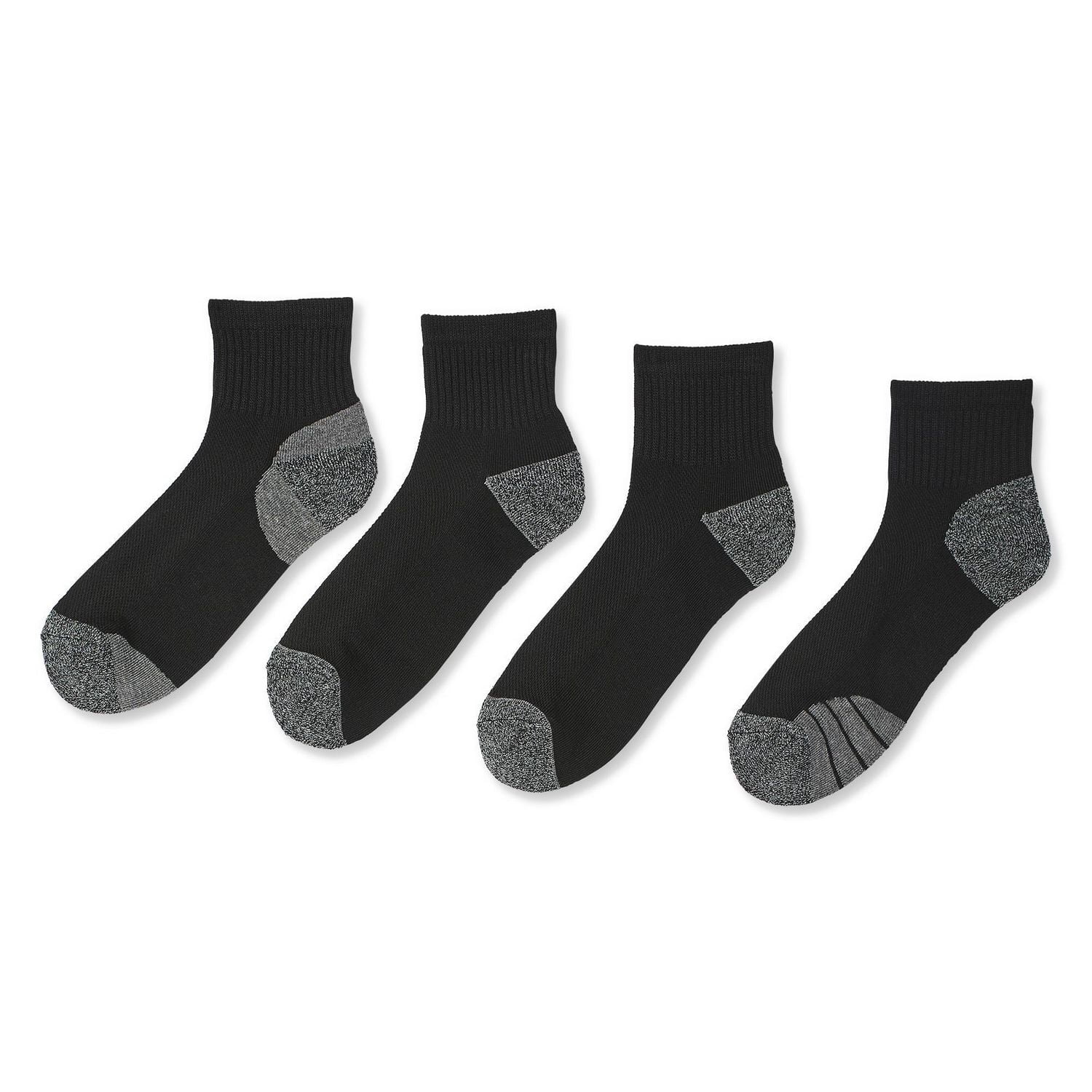 Athletic Works Men's Anklets 4-Pack