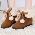 thumbnail image 1 of LSLJS Bottes de Neige pour Femmes Bottes d'Hiver Talon Rehaussé Isolation en Peluche Bottes Mi-Longues Extérieur Bout Rond Chaussures à Enfiler Bottes Décontractées, 1 of 8