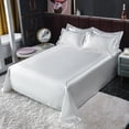 thumbnail image 4 of Draps d'Été en Soie Glacée Fraîcheur Estivale Nattes Climatisées Draps Frais Anti-Froissement - Pièce Drap Mince Pièce, 4 of 8
