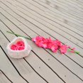thumbnail image 3 of jifeng Artificiel Glaïeul Tige de Pulvérisation Faux Soie Fleurs Tropicales Glaïeul Rose Rouge, 3 of 9