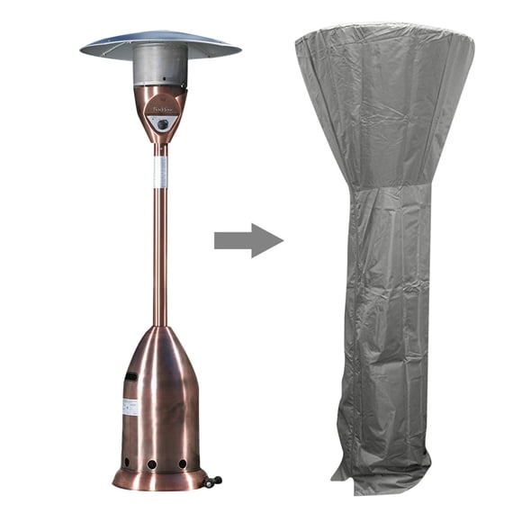 Pompotops Full Length Patio Standup Outdoor Round Heater Covers Waterproof With Zipper Clearance