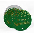 thumbnail image 2 of Inkdotpot Gold Foil Paper Hang Tags Let Love Sparkle Wedding Favor Tags 50 Pieces, 2 of 6