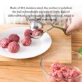 thumbnail image 3 of Meatball Maker Clip Stainless Steel Stuffed Mold Clamp Cafe Restaurant Kitchen Ice Cream Mould Tools Cookware Accessories L, 3 of 8