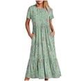 thumbnail image 1 of Robe Complète Zanvins Robes pour Femmes 2024, Chandail Tricoté à Encolure en U pour Femmes avec Dentelle et Robe Chandail au Tempérament à la Mode, 1 of 4