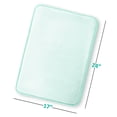 thumbnail image 3 of 1 Small Clara Clark Bath Mat Bathroom Rug - Absorbent Memory Foam Bath Rugs - Non-Slip, Thick, Cozy Velvet Feel Microfiber Bathrug, Plush Shower, Toilet- Floor Bathmats Carpet - Aqua - 17"x24", 3 of 6