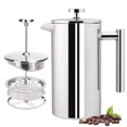 thumbnail image 1 of axGear Stainless Steel French Press Coffee Maker 800ml Easy Clean Tea Pot with Filter, 1 of 8