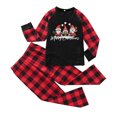 thumbnail image 1 of LSLJS Pyjamas de Noël Assortis pour la Famille, Tenue Parent-Enfant Ensembles de Noël Patchwork à Carreaux Imprimés Vêtements d'Intérieur Col Rond Manches Longues Pyjamas Ensemble Deux Pièces pour Enfants pour les Fêtes Ensemble de Vêtements de Nuit de Noël, 1 of 4