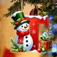 thumbnail image 3 of Bdday 26 Letters Christmas Tree Decoration Pendant Christmas Tree Ornaments Personalized DIY Christmas Ornaments Christmas Decoration Xmas Tree Hanging Decor Feature, 3 of 4