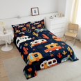 thumbnail image 4 of Erosebridal Rustic Camper Bedding Queen Comforter Set, Camping Down Comforter, Jungle Adventure Decor, Reversible 3pcs, 4 of 8
