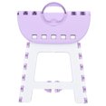 thumbnail image 1 of 9"  Plastic Step Stool, NonSlip Folding Stool with Handle, Portable Stool for Kitchen, Bathroom, Living Room, Foldable Stool for Adults and Kids, Blue, 1 of 7
