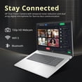 thumbnail image 3 of HP Portable 17,3 Pouces Full HD, Processeur Intel Core i3-1215U, 32 Go de RAM, SSD PCIe 1 To, Intel UHD Graphics, Pavé Numérique, Caméra Web HD 720p, Windows 11 Pro, Argent Naturel, Carte USB Hotface 32 Go, 3 of 7