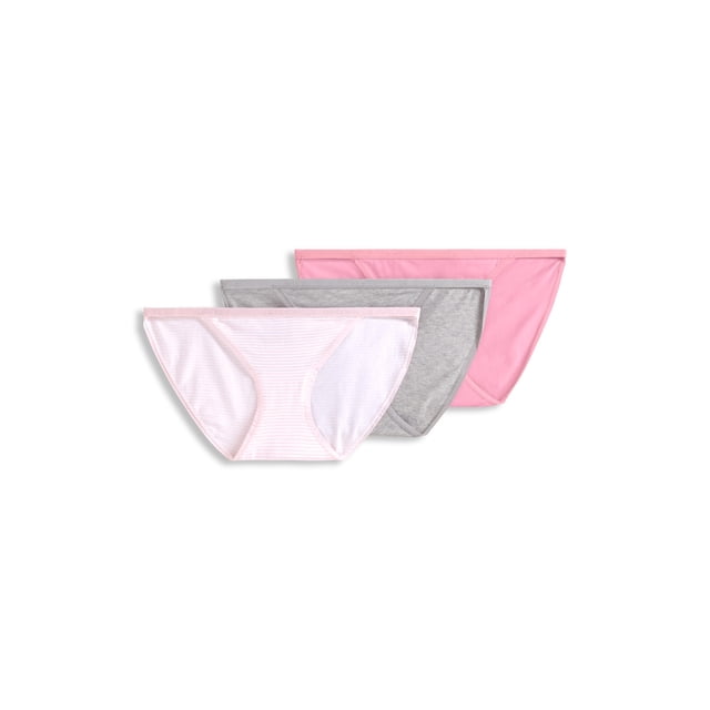 Jockey Culotte String Bikini en Coton Biologique pour Femme - Lot de 3