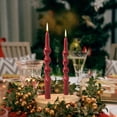 thumbnail image 4 of ZZkhGO Mixed Color Candles, Two Pack Tapered Candles, Long Thread Candles for Romantic Dinner Setting, 4 of 6