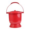 thumbnail image 1 of BELOVING Chamber Pot Bedside Commode Bucket Potty Urine Bucket for Elder Adults Child red, 1 of 9