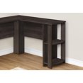 thumbnail image 2 of Monarch Specialties Computer Desk, Home Office, Corner, Storage Shelves, 48"l, L Shape, Work, Laptop, Laminate, Brown, Contemporary, Modern, 2 of 4