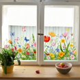 thumbnail image 3 of Floral Bouquet Window Cling Stickers Reusable Removable Decorative Film for Home, 3 of 4