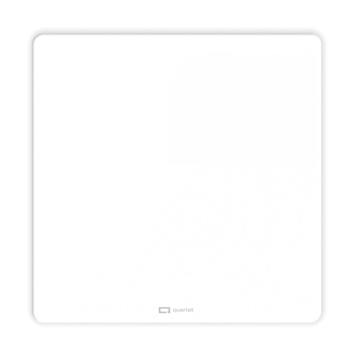 Quartet Tuile en étain effaçable à sec magnétique, sans cadre, couleurs assorties, 12 po x 12 po