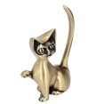 thumbnail image 1 of Support de Bague Dieu Chat, Support de Bague en Métal Assez d'Espace pour Bagues, 1 of 8