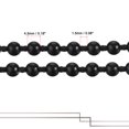 thumbnail image 3 of Unique Bargains 4.5mmx9M 2 Connecteurs Rouleau Abat-Jour Boule Chaîne Noir, 3 of 6
