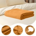 thumbnail image 3 of TopLLC Blanket,Throw Blanket,Fall Blanket Fiber Blanket Thickened Solid Color Sofa Blanket Conditioning Blanket Nap Blanket 43.3 X 51.18 Inches Blanket Blanket, 3 of 5
