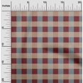 thumbnail image 1 of oneOone Georgette Viscose Gray Fabric Gingham Check Sewing Craft Projects Fabric Prints By Yard 42 Inch Wide, 1 of 4