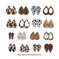 thumbnail image 3 of Leopard Print Earrings Charming Fashion Accessory Female Jewelry Gift Exquisite Adornment Dual-sided Water Drop Ear Dangles Birthday Gift Type 10, 3 of 6