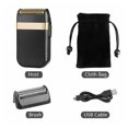 thumbnail image 2 of Man Electric Beard Shaver Waterproof Trimmer USB Razor Rechargeable Short Beard Shaving Tool Machine, 2 of 9